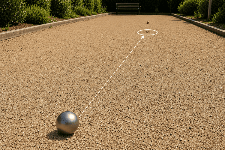 La donnée à la pétanque