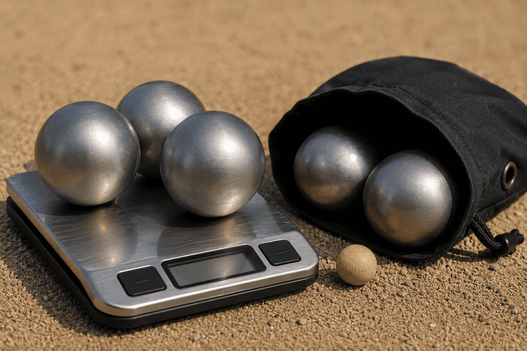 Poids plusieurs boules pétanque