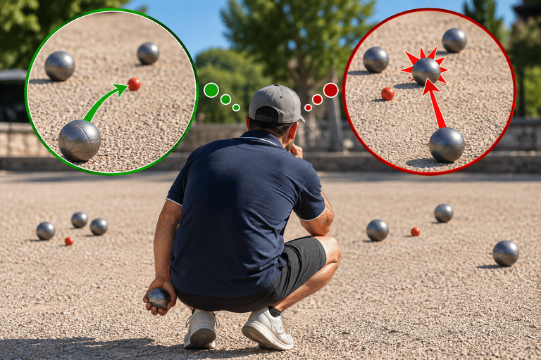 A la pétanque, le milieu doit savoir s'il faut pointer ou tirer